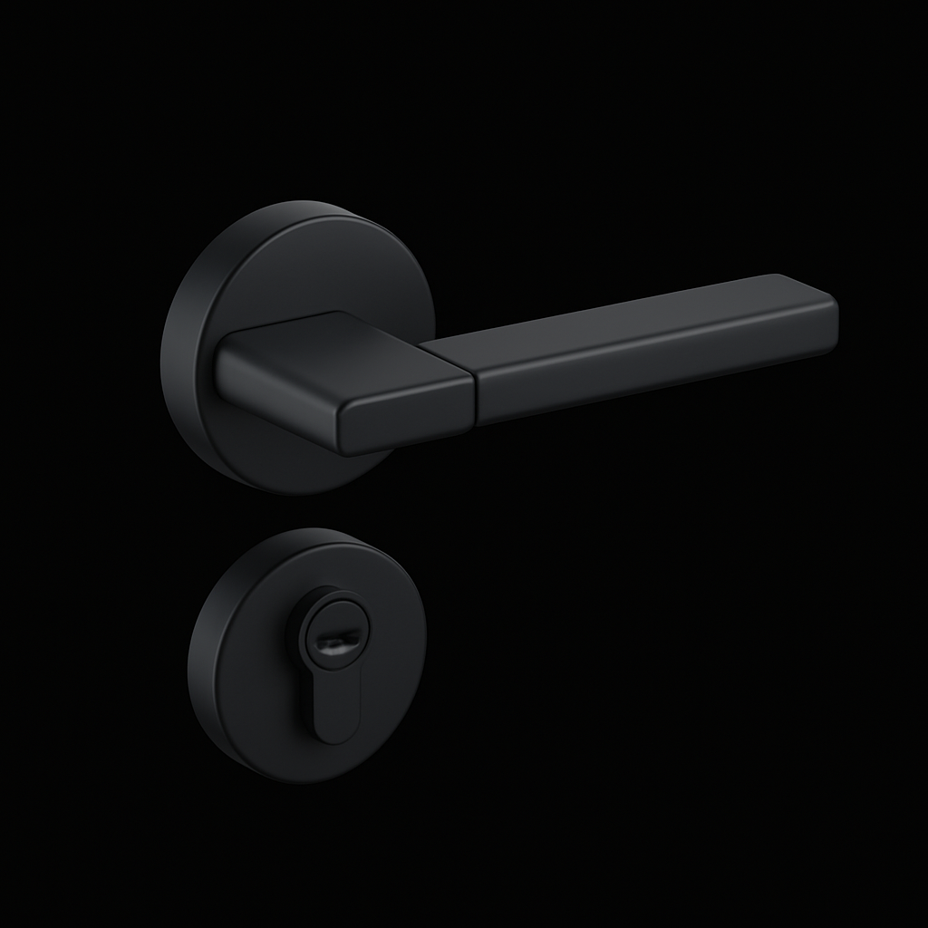 Moro Black Door Handle