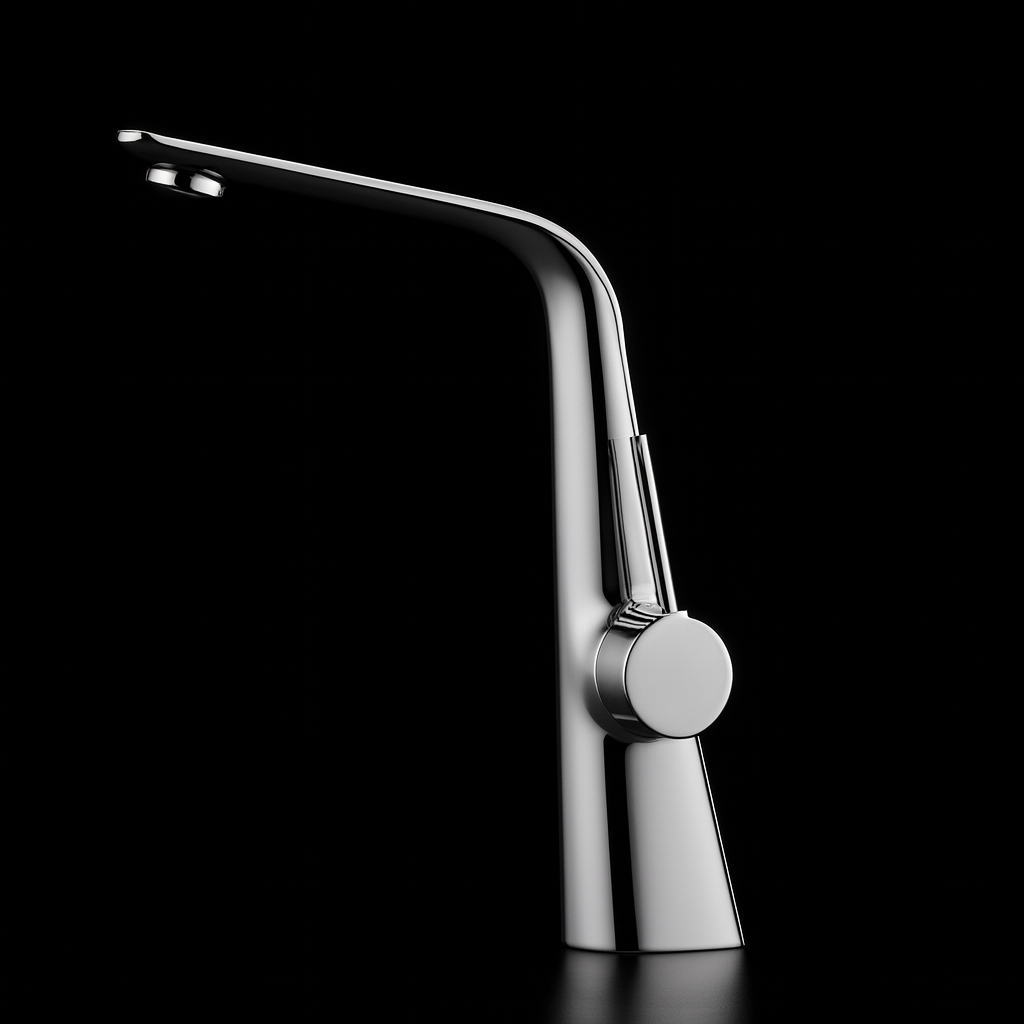 Axivor Bathroom Faucet in Polished Chrome – High-End Vessel Sink Faucet