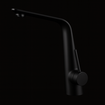 Axivor Bathroom Faucet in Matte Black – High-End Vessel Sink Faucet