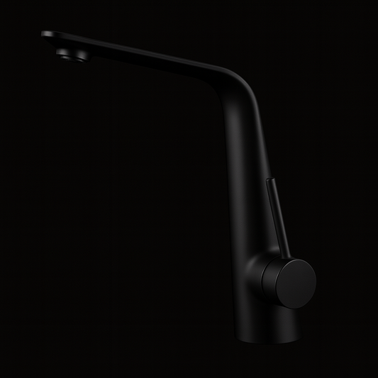 Axivor Bathroom Faucet in Matte Black – High-End Vessel Sink Faucet