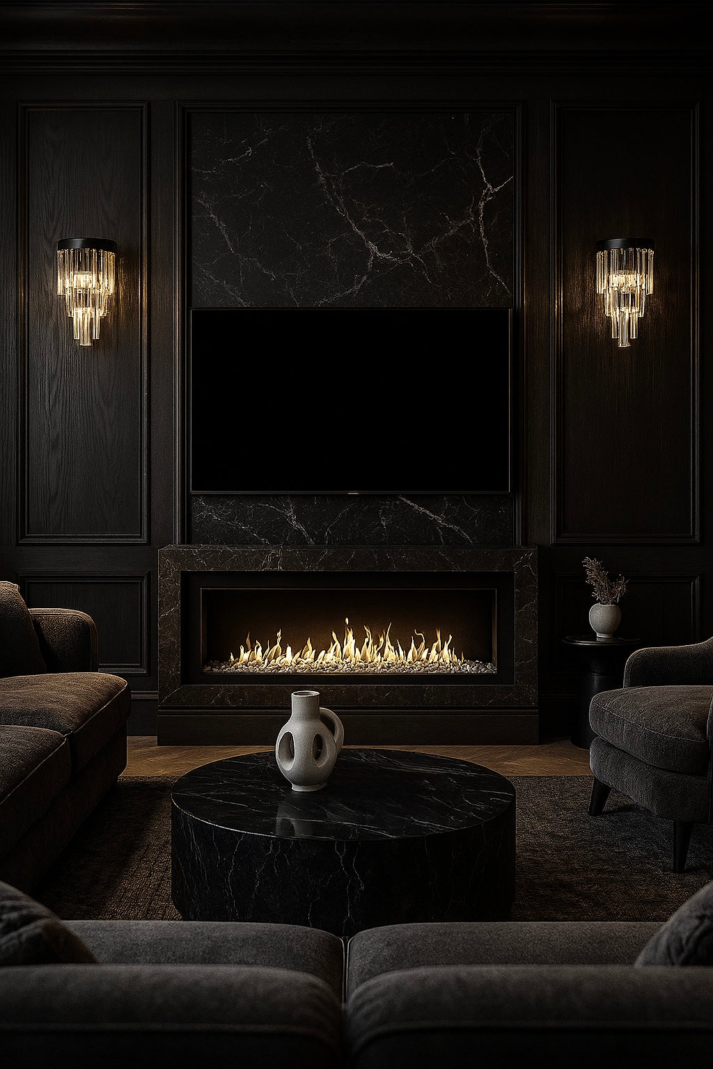 Citrine Cascade Wall Sconce