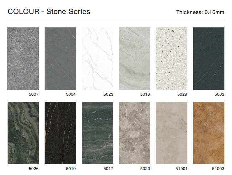 Hallow Inverted Fluted Wall Panel - Stone Colour Options. SAIBA Homes