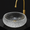 Cristale Textured Clear Basin