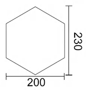 Close-up detail of Hexelle hexagon wood floor pattern showcasing natural grain variations – SAIBA Homes