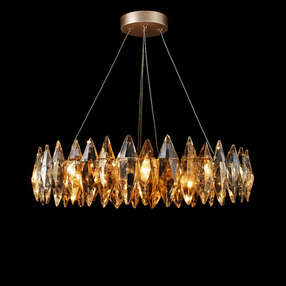 Obsidian Flame Chandelier