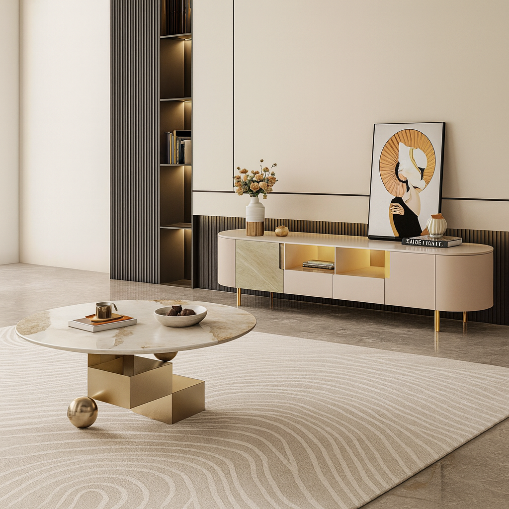 Orea Coffee Table and TV Console