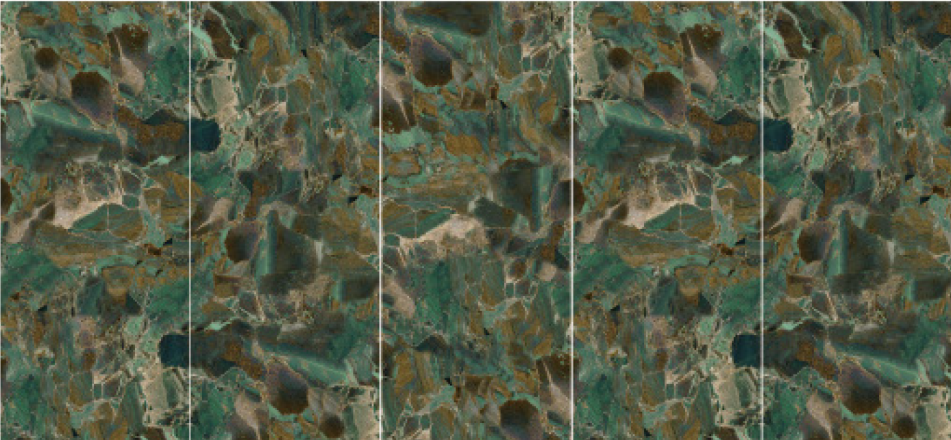UHD Wall Panel - Blue Green Stone Series