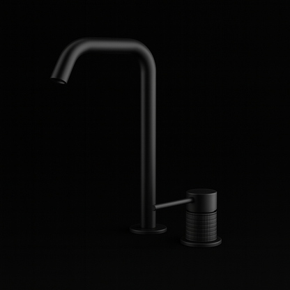 GunMetal Gray Tall Bathroom Faucet