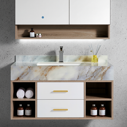 Premium marble-inspired sintered stone countertop