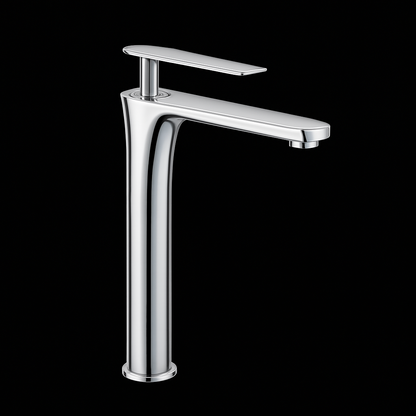 SAIBA Veynor Tall Vessel Faucet – Chrome Finish.