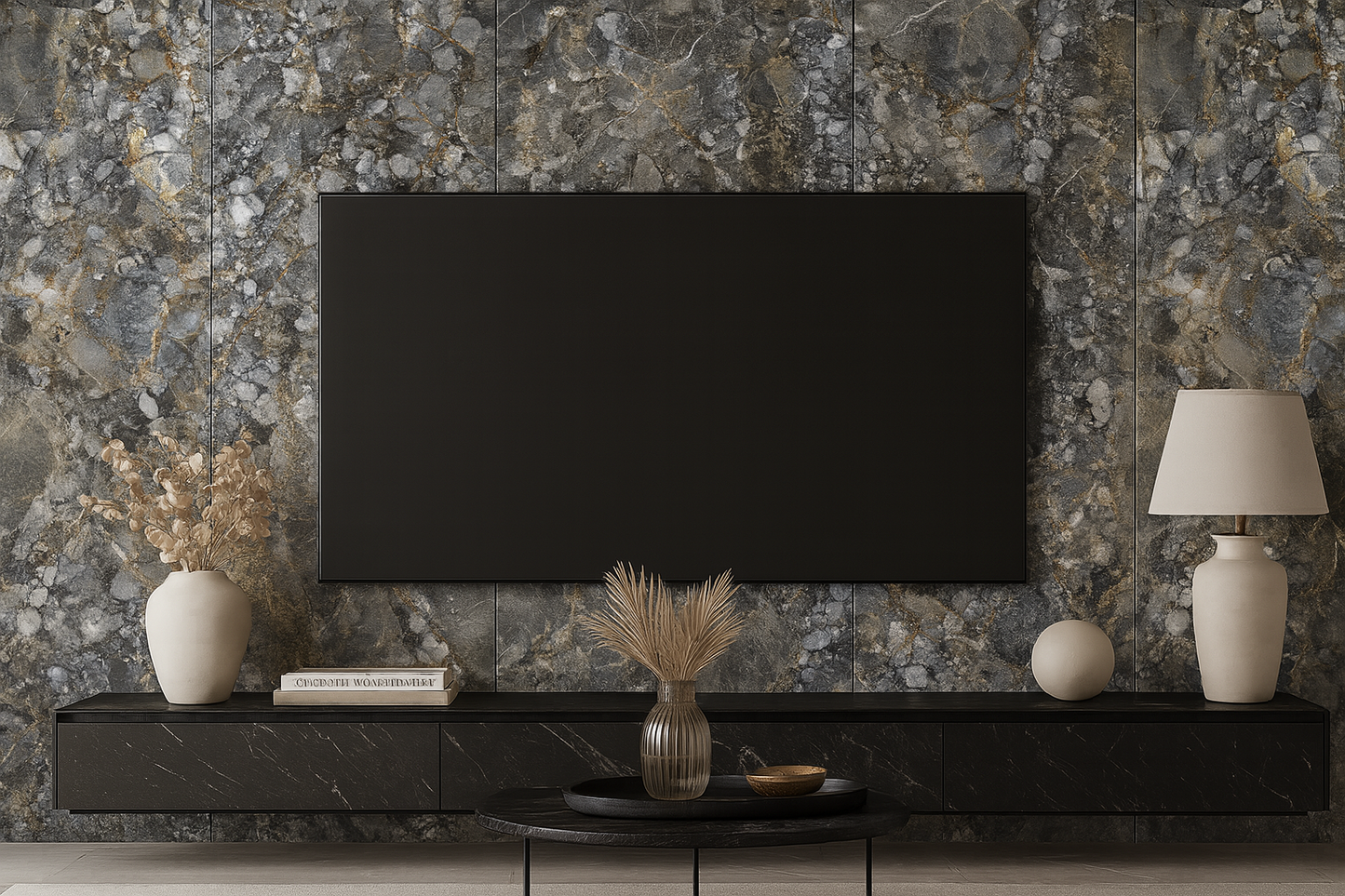 UHD Wall Panel - Blue Green Stone Series