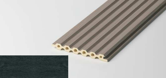 Hallow Hex Fluted Wall Panel – Wood Grain Edition product image, SAIBA Homes