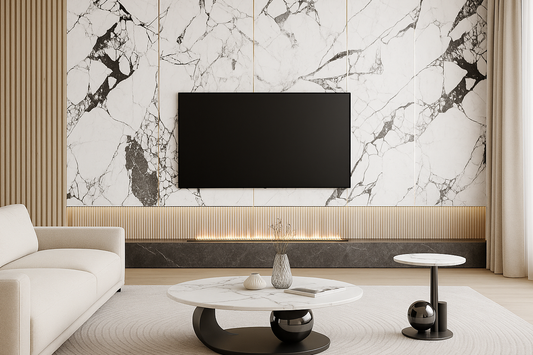 UHD Wall Panels - White Stone Series